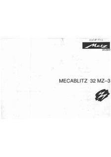 Metz 32 MZ 3 manual. Camera Instructions.